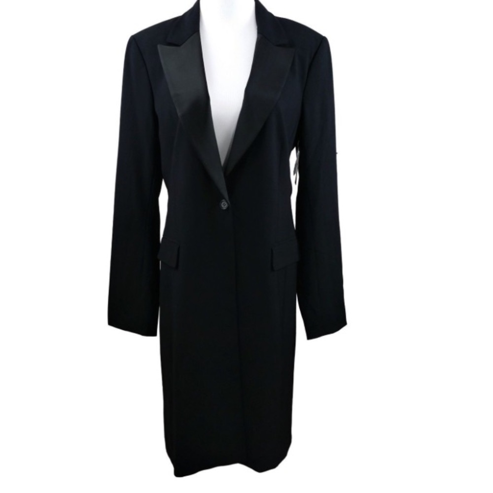 Theory Long Coat in Super EUC